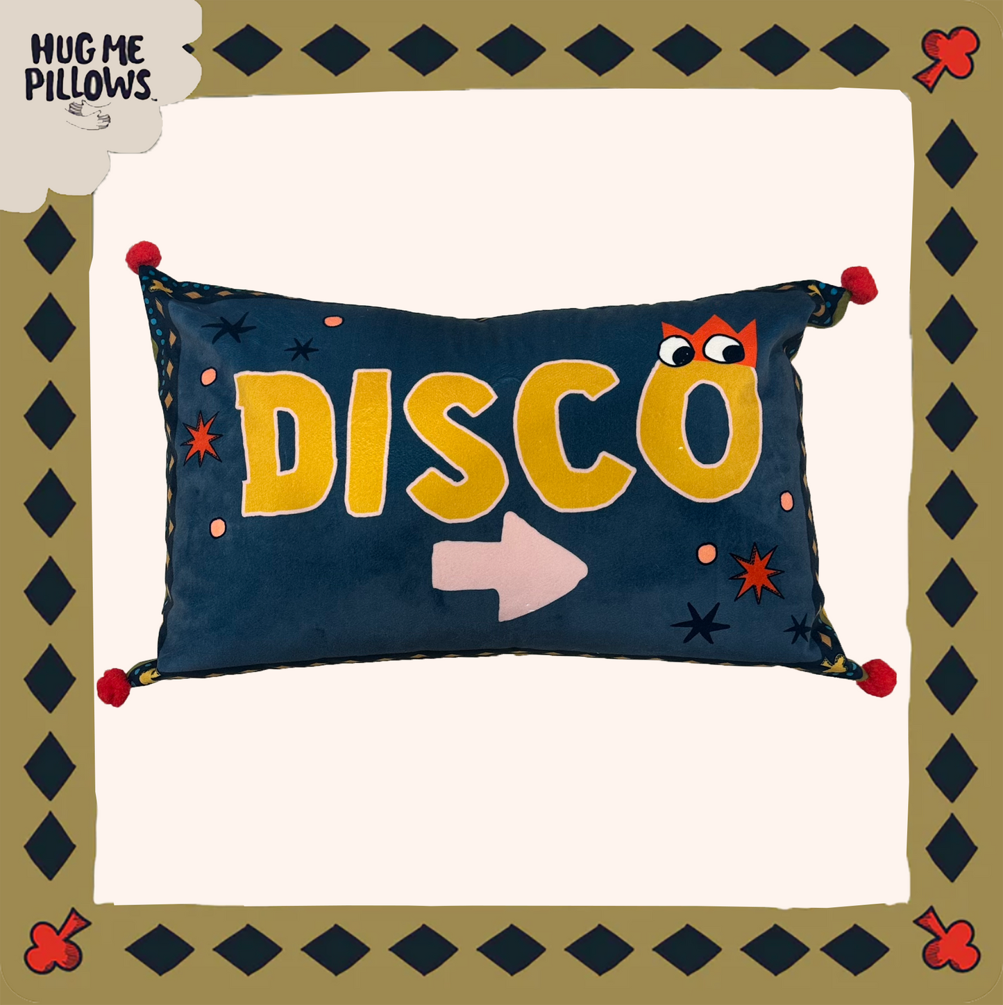 Disco -> pillow and insert.