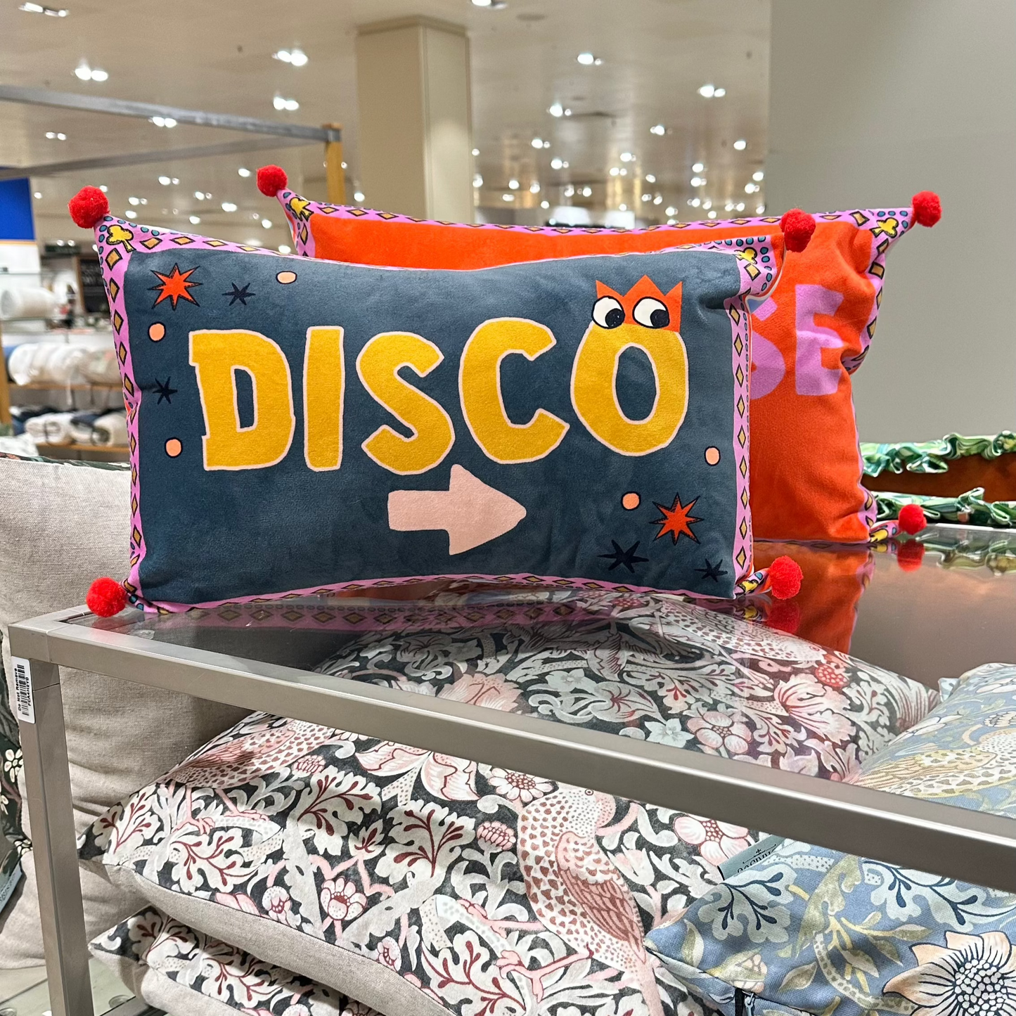 Disco -> pillow and insert.